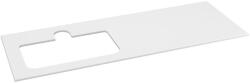 Sapho BRAHEA Rockstone pult, balos, 141x51, 5cm (70+70cm), matt fehér (BL141-0101-L) (BL141-0101-L)