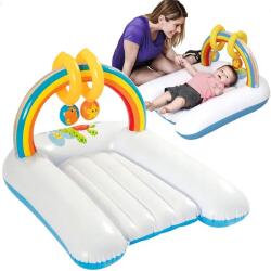 Bestway Felfújható úti pelenkázó matrac játékhíddal 81×63×46 cm (13207)