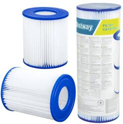 Bestway Type II szűrőbetét 2 db, 13.5×10.5 cm, 2006-3028 l/h pumpákhoz (14875)