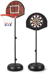 Timelesstools 2 az 1-ben kosárpalánk darts táblával (PRO06218534)