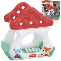Mattel Bestway felfújható gombakalapos labdamedence 107x91x110 cm 15 labdával (22013)