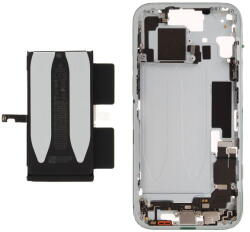 Apple ZD076-00672 Gyári Apple iPhone 15 Kék középső keret akkumulátorral, kék (ZD076-00672)