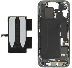 Apple ZD076-00669 Gyári Apple iPhone 15 Fekete középső keret akkumulátorral, fekete (ZD076-00669)