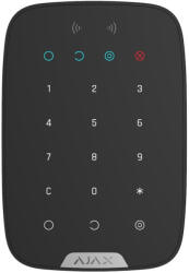 Ajax Keypad Plus kezelő kártyaolvasóval - fekete (KEYPAD-PLUS-BLACK)