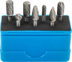 CONDOR Set de freze din carbură, forma A / B / C / D / F / G, 7 bucăți, ø 10 mm, Condor 9817 (CR-9817)