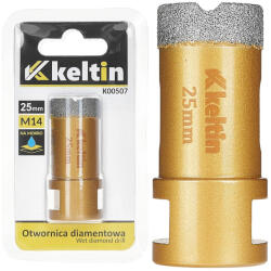 Keltin gyémánt körkivágó 25 mm, sarokcsiszolóra M14 menettel (K00507)