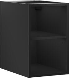 Mexen Box-A nyitott szekrény polccal, 30 cm, fekete matt - 91AX2-0300-470-0-71 (91AX2-0300-470-0-71)