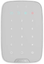 Ajax Keypad Plus kezelő kártyaolvasóval - fehér (KEYPAD-PLUS-WHITE)