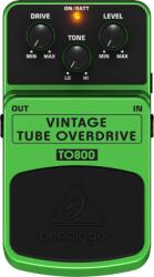 BEHRINGER VINTAGE TUBE OVERDRIVE TO800 gitár effekt pedál - jumbomusic