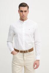 Tommy Hilfiger pamut ing férfi, állógalléros, fehér, regular, MW0MW39966 - fehér XXL