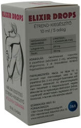 Elixír Drops Elixir Drops málna ízesítésű csepp 10ml