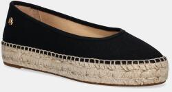 Lauren Ralph Lauren espadrilles Luize Ballet fekete, 802959187001 - fekete Női 41
