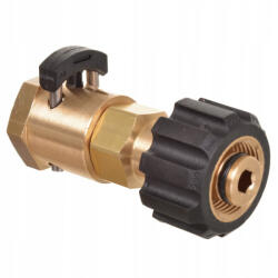 Adapter tömlőpisztolyhoz Karcher HD HDS mosókhoz - 11 mm-es dugós csapágyas tömlőcsatlakozás - M22 menetes csatlakozás