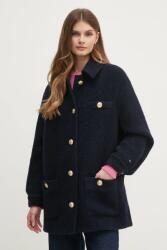 Tommy Hilfiger kabát női, sötétkék, átmeneti, WW0WW43762 - sötétkék 36