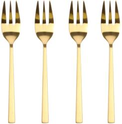 Bitz Sial arany színű fém villa szett 14, 4 cm, 4 db (BITZ-23278)