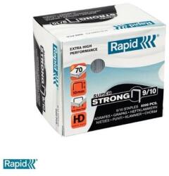 Rapid Tűzőkapocs, 9/10, horganyzott, RAPID "Superstrong", 5000db/doboz (24871200) - tonerpiac