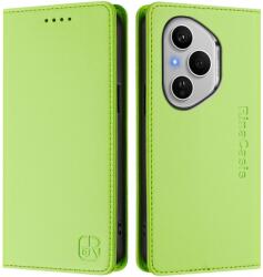  Husă rabatabilă RINA pentru Honor 400 Pro 5G verde deschis