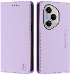  Husă rabatabilă RINA pentru Honor 400 Pro 5G, liliac deschis