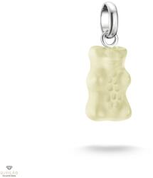 THOMAS SABO x HARIBO Charm Club Connect fehér gumimaci kristályüveg charm medál - CC1275-017-14