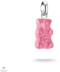 THOMAS SABO x HARIBO Charm Club Connect rózsaszín gumimaci kristályüveg charm medál - CC1275-017-9