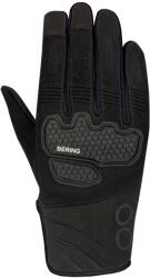 Bering Mănuși Moto din Textil BERING BREEZE · Negru