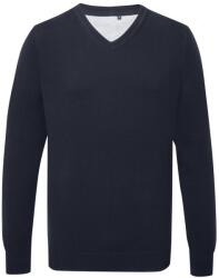 Asquith & Fox Férfi V-nyakú pulóver - Sötétkék | 3XL (AQ042-1000406398)