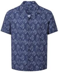 WOMBAT® Cămașă de vară pentru bărbați - Bleumarin / alb / aztec | M (WB500-1000409868)