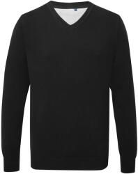 Asquith & Fox Pulover bărbătesc cu decolteu în V - Neagră | L (AQ042-1000406383)