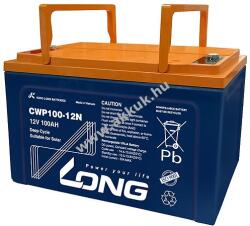 KungLong Ólom akku Long (Kung Long) típus CWP100-12N 2V 100Ah M6 ciklusálló napelemes szolár rendszerekhez