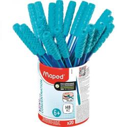 Maped Kidy Learn Concentration írástanító háromszögletű grafitceruza ceruzafogóval - MAPED (CW-IMA854401-544029)