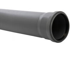 Pipelife tokos SUPER PVC LEFOLYÓCSŐ 110X2.2X1000MM (KAEM110/1M-S) (KAEM110-1M-S)