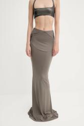Rick Owens Lilies szoknya zöld, maxi, ceruza fazonú, LI01E4312RV - zöld 36