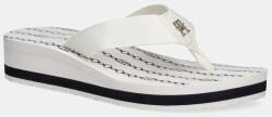 Tommy Hilfiger flip-flop IM TH CHAINPRINT MIDWEDGE SANDAL fehér, női, éksarkú, FW0FW08527 - fehér Női 39