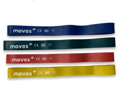 Moves Loop Set erősítő gumiszalag hurok készlet | 1.9-16.7kg | 1-1 sárga - kék erősségből