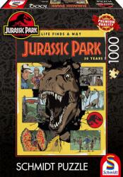Schmidt Spiele - Jurassic Park 30 éves évforduló - Az élet utat tör magának 1000 darabos kirakó (58580)
