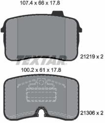 TEXTAR Fékbetét készlet TEXTAR 2121901 for AUDI, SEAT, SKODA, VW (2121901)