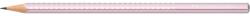 Faber-Castell Creion grafit B triunghiular sparkle 2023 Faber-Castell, rose metalizat