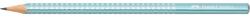 Faber-Castell Creion grafit B rotund sparkle 2024 Faber-Castell, bleu ocean metalizat