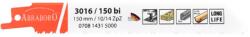 ABRABORO 3016/150 bi orrfűrészlap, 5 db/csomag (070814315000)