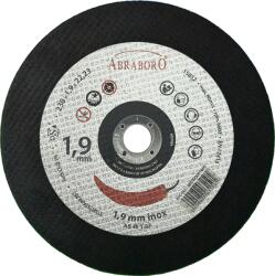 ABRABORO 230 x 1.9 x 22 mm CHILI INOX fémvágó korong - egyenes kivitel, 10 db/csomag (050723001006)