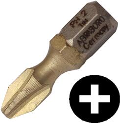 ABRABORO PH 2 x 25 mm Phillips SUPRA-TIN bit, 10 db/csomag (060802202070)