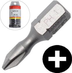 ABRABORO PH 1 x 25 mm Phillips SUPRA XXL bit, 100 db/csomag (060802201017)