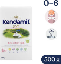Kendamil 1 kecsketej alapú anyatej-helyettesítő tápszer (500 g) - mamasbaby