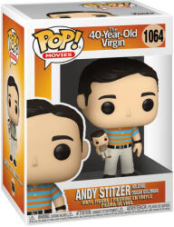 Funko POP! Movies #1064 The 40-Year-Old Virgin Andy Stitzer Holding Oscar Goldman