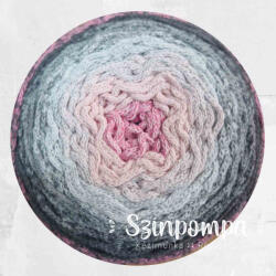 Retwisst Macrame Cake - Rózsaszín-szürke - 7535