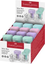 Faber-Castell Hegyező, egylyukú, tartályos, display, FABER-CASTELL, pasztell színek (TFC182801)