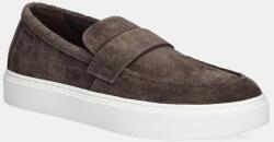 Calvin Klein velúr mokaszin MOCCASIN SUE UNLINED barna, férfi, HM0HM01819 - barna Férfi 44
