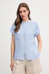 Tommy Hilfiger len ing állógalléros, relaxed, WW0WW44715 - kék 38