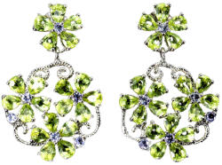 Frumoasa Venetiana Cercei argint peridot (C2938)