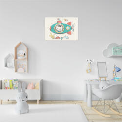 4 Decor Tablou canvas 25X35cm - Diving teddy bear